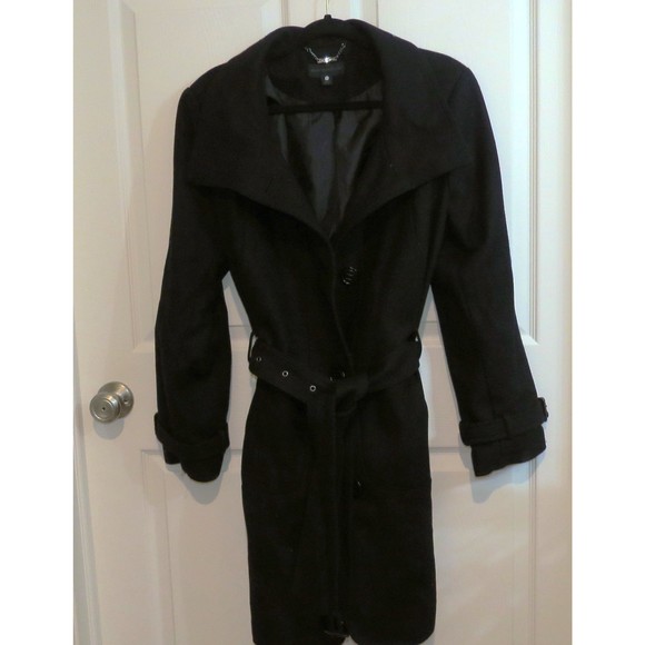 Worthington Wool Mix Trench Coat with Belt XL - Picture 1 of 3